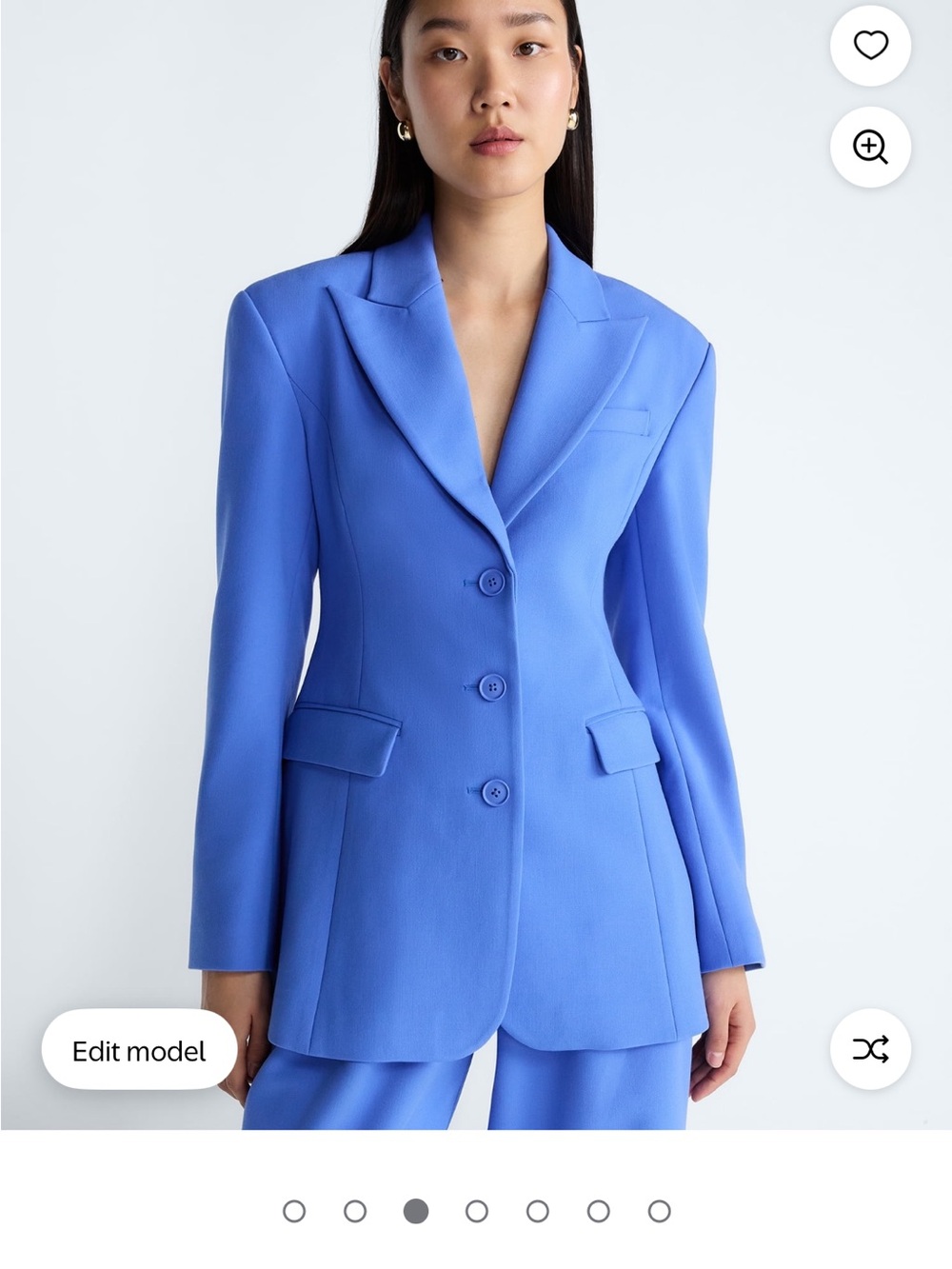 NWT Scoop Blue Tailored Women's Blazer